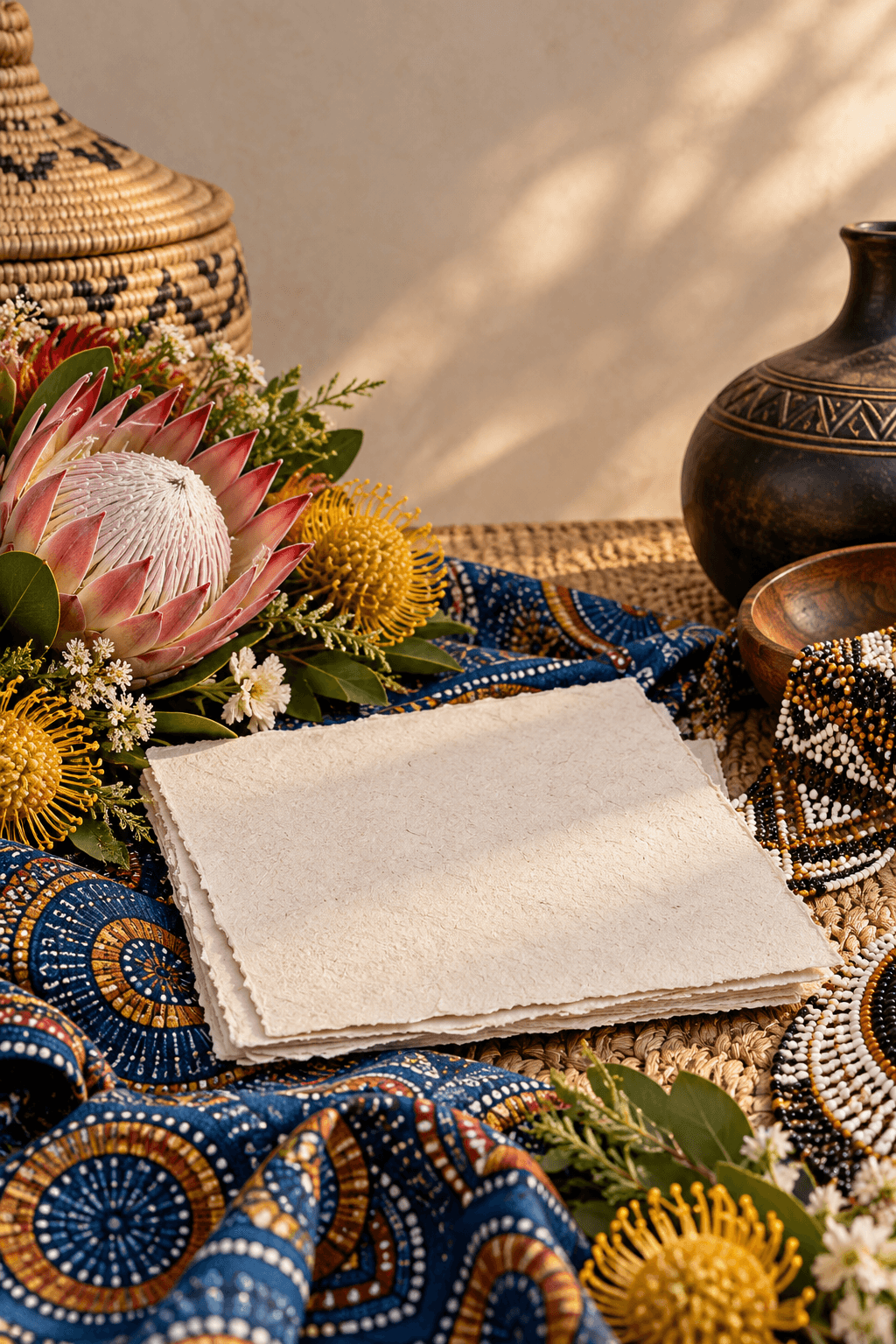 Cultural wedding invitation artwork