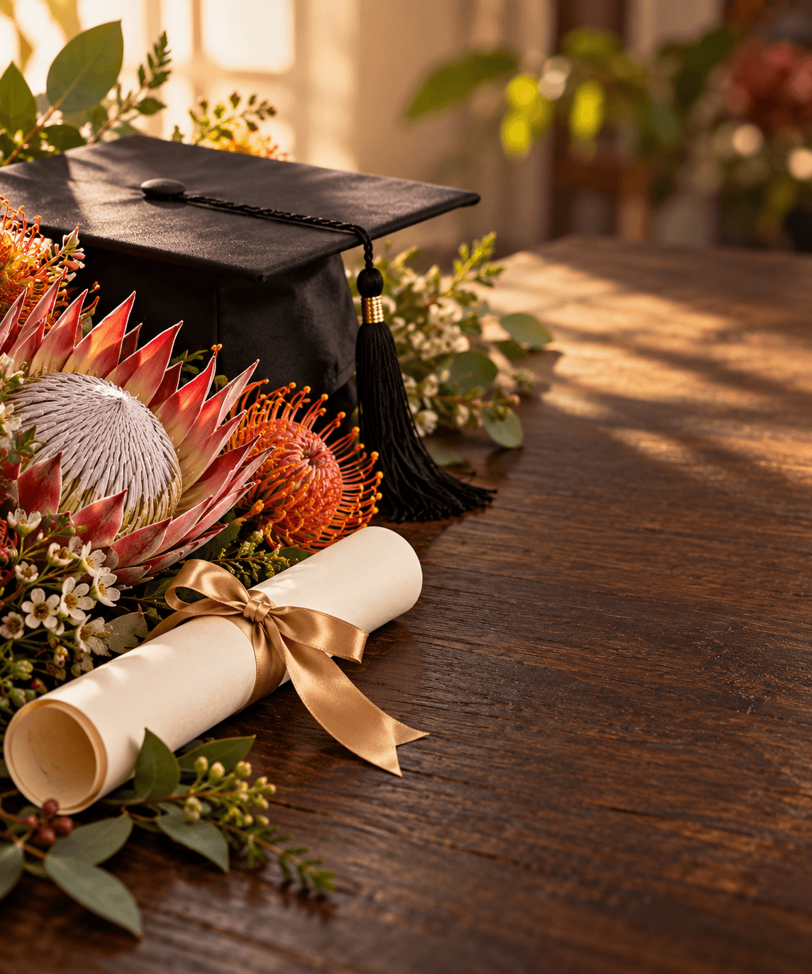Graduation invitation artwork
